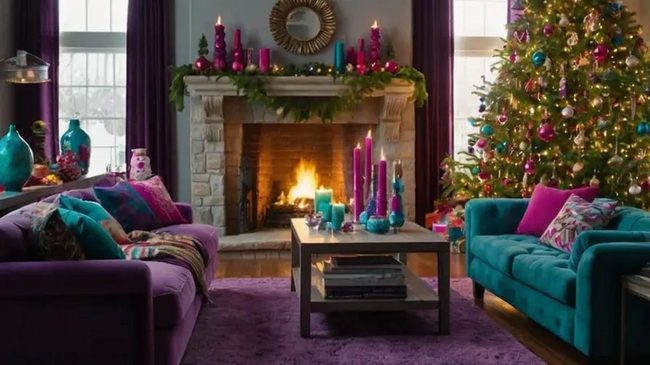 Daylit Teal Pink Purple Pops