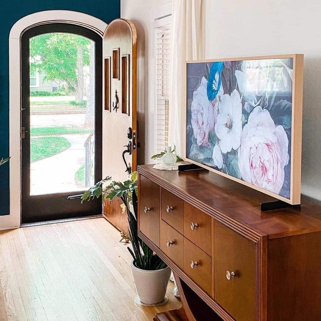 Wooden Vintage Tv Cabinet Display