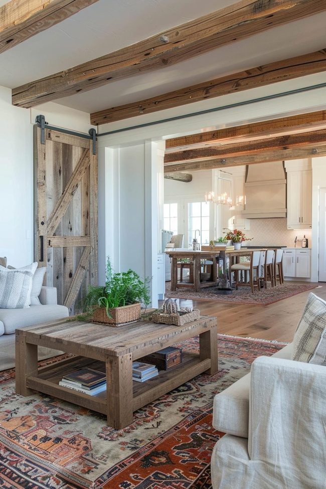Salvaged Wooden Meets Modern Steel