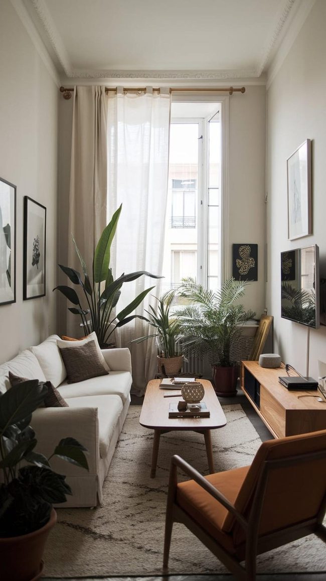 Wall-Mounted Shelves Enhance Space