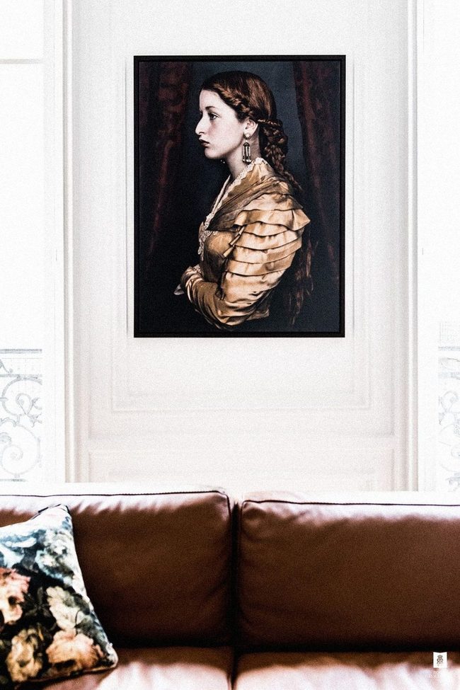 Vintage Portraits In Ornate Frames