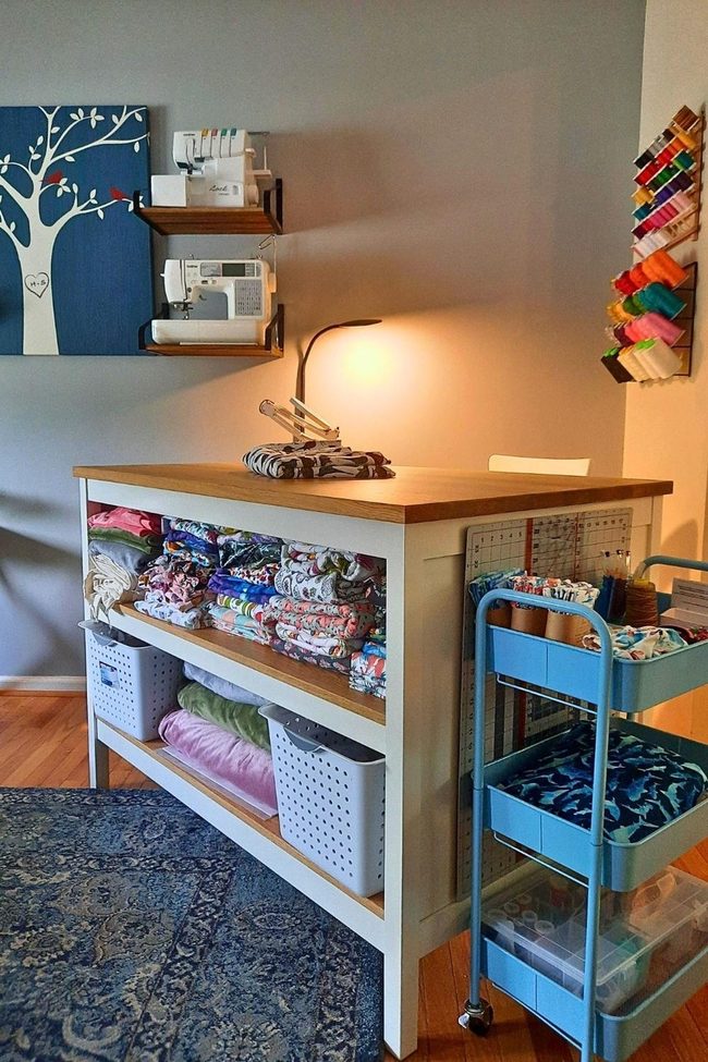 Compact Corner Workspace With Wall Space