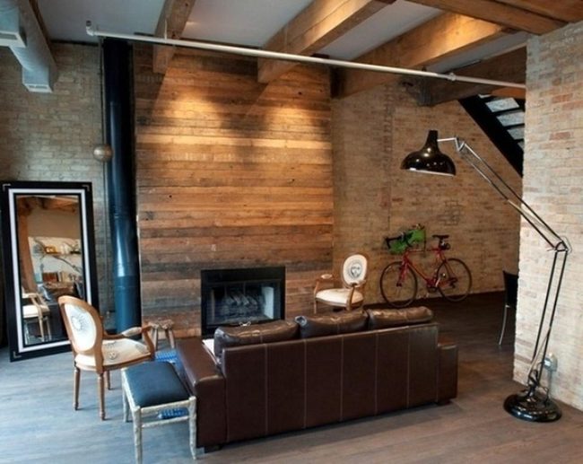 Red Bicycle Against Rustic Brick
