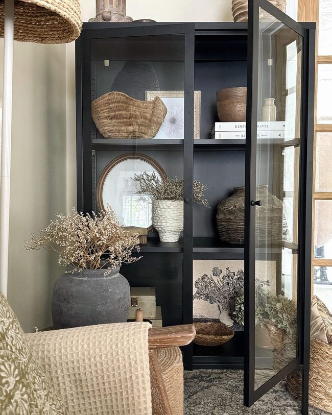 Black Polished Statement Sideboard