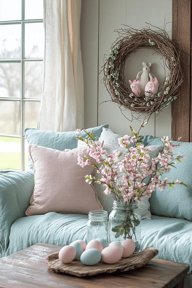 Homemade Easter Egg Garlands