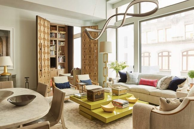 Chartreuse Coffee Table Statement Piece
