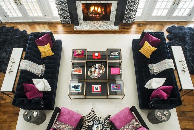 Mirrored Sofas Frame Calm Interiors