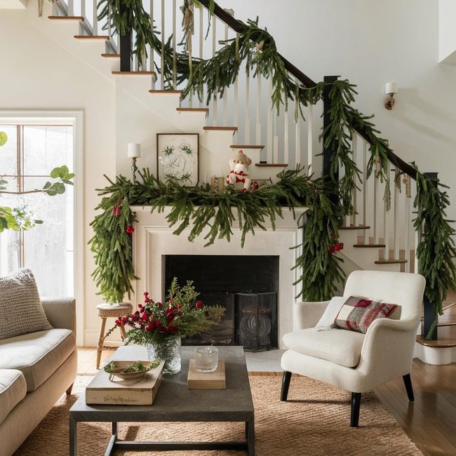 Fresh Green Garlands Everywhere
