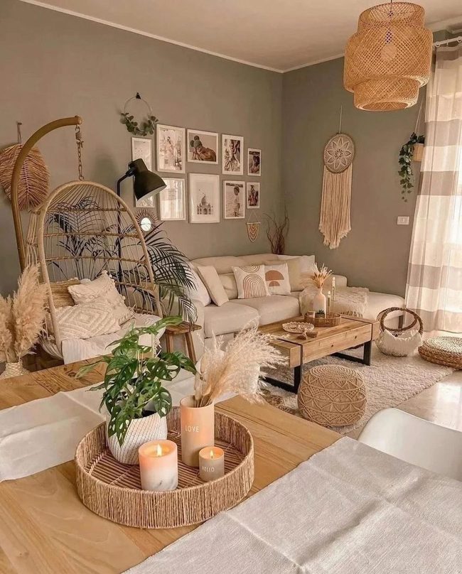 Woven Walls, Hanging Chairs, Natural Calm