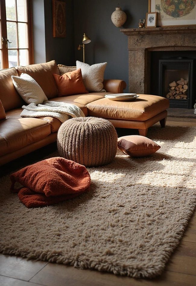 Layered Fabrics Transform Living Room Luxury