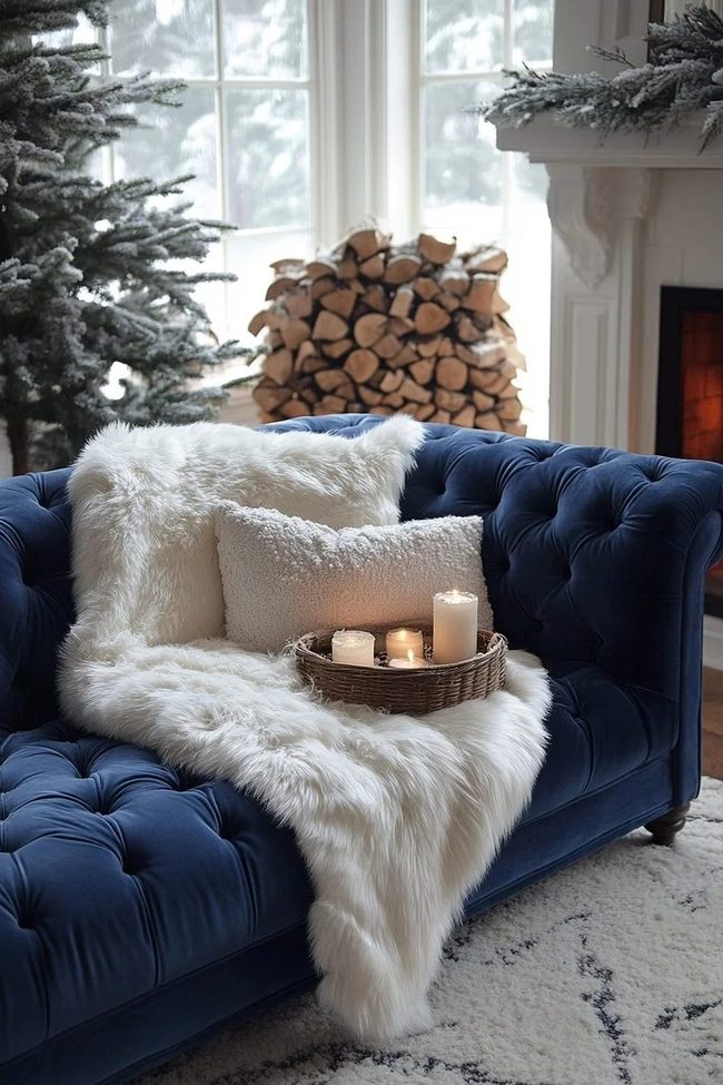 Deep Blue Winter Retreat