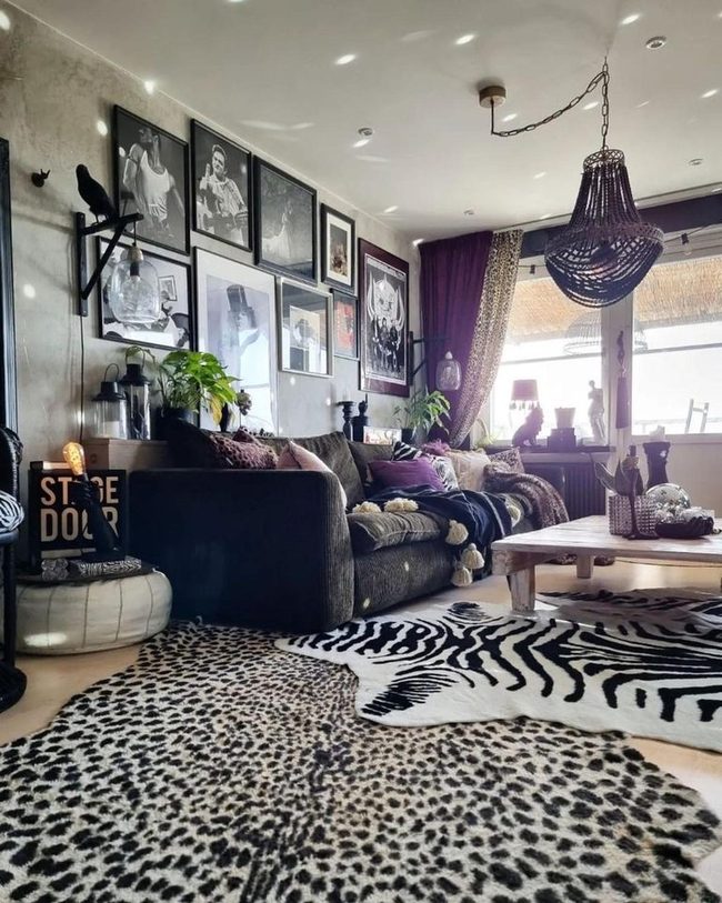 Animal Print Rug Living Room