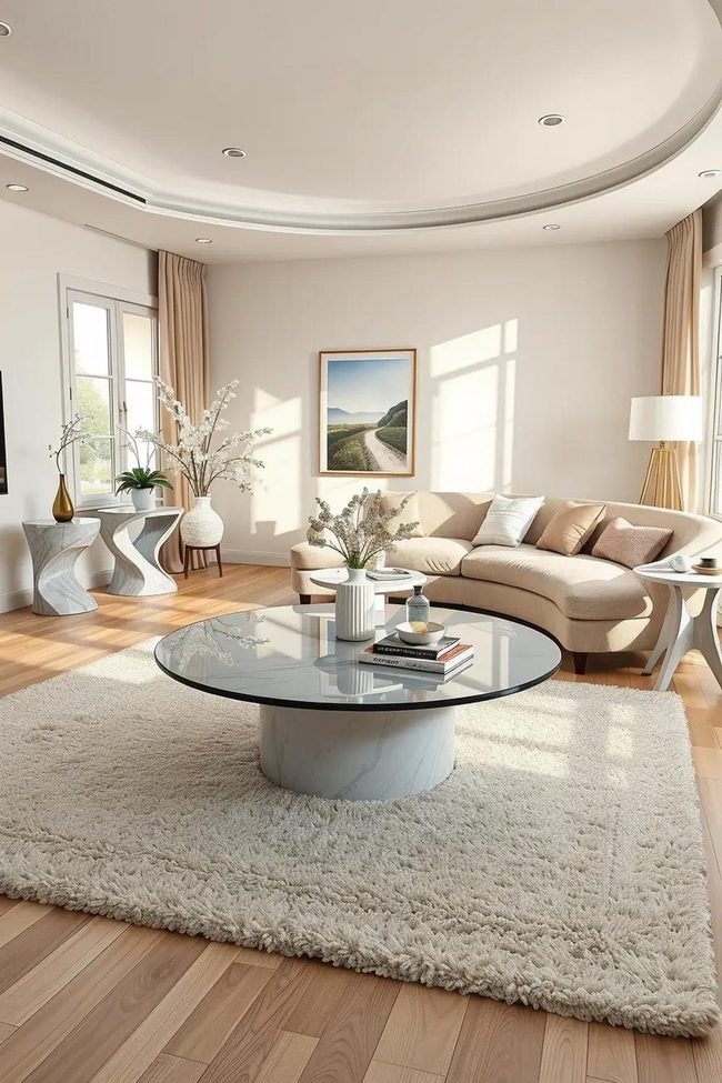 Marble Base Glass Tops