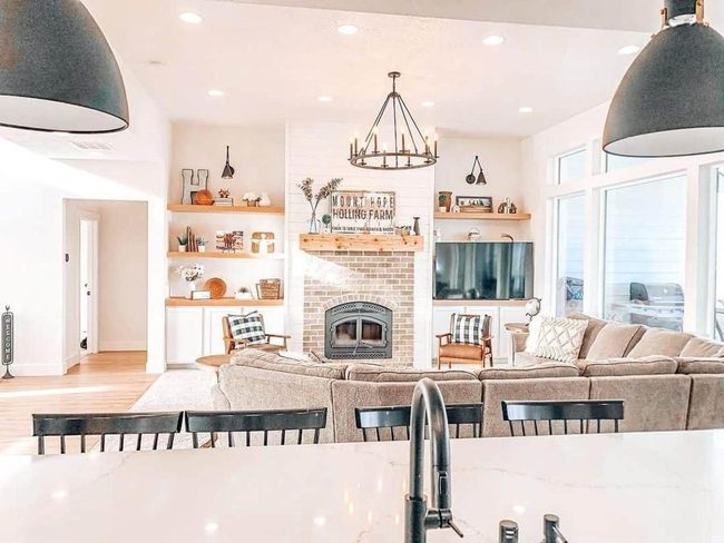 Industrial Wagon Wheel Chandelier Statement