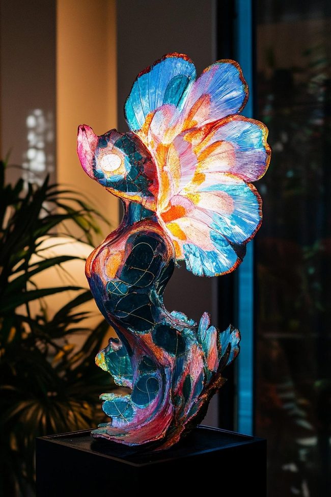 Digital Art Collection On Holographic Screens