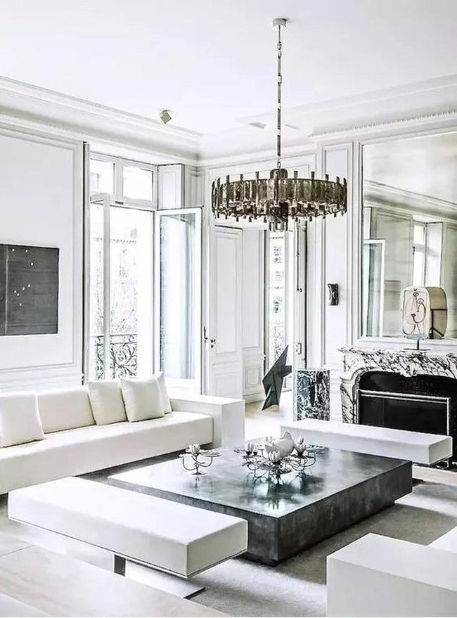 Black Furniture Meets Bright Walls