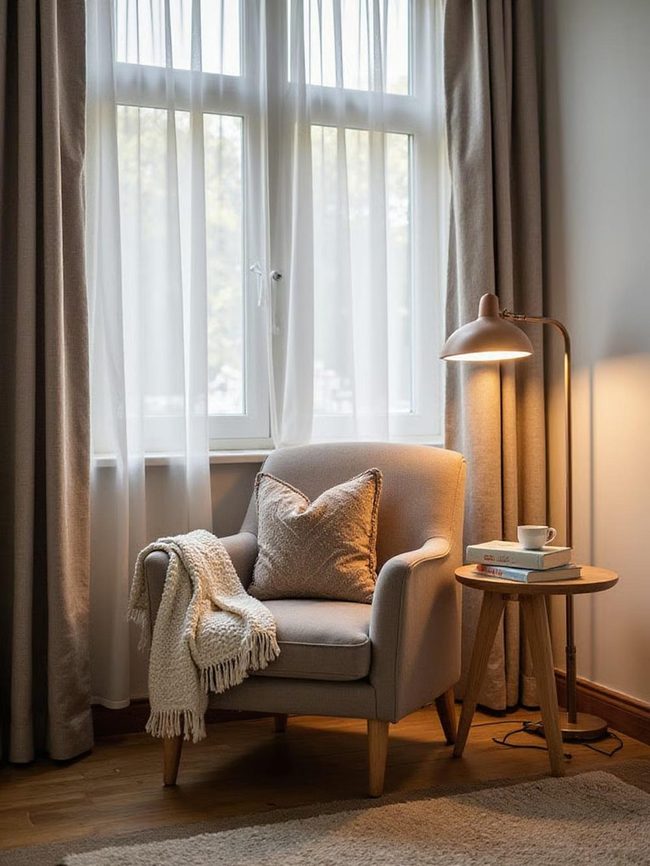 Deep Chair, Focused Lamp, Perfect Reading