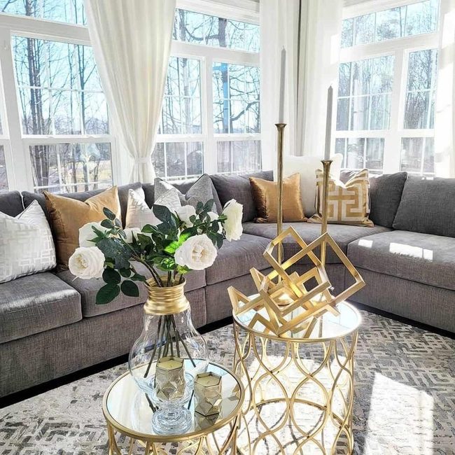Gold Mirrors Reflect Light And Style