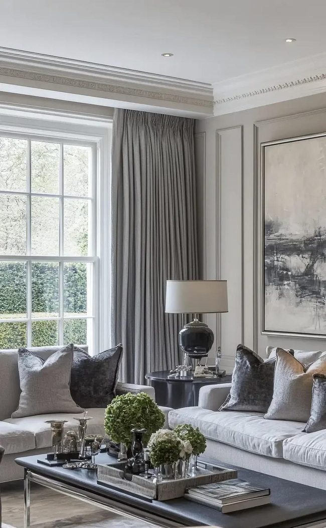 Grey Vintage Cabinet Room