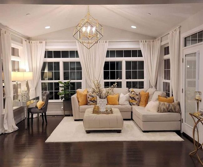Light Filled Luxury With Beige Leather