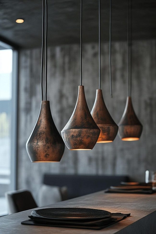 Vintage Metal Pendant Lights