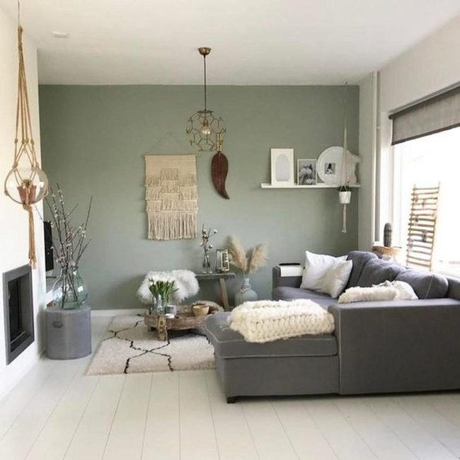 Soft Green Sanctuary With Natural Light
