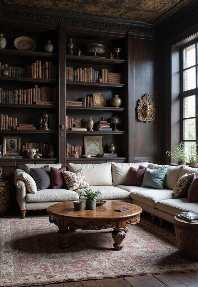 Deep Mahogany Furniture Gothic Foundation