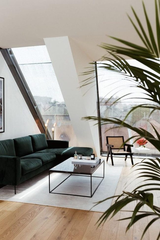 Deep Green Statement Couch