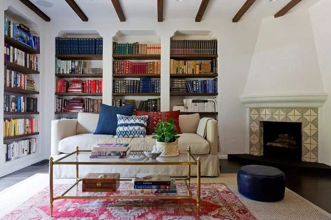 Stacked Rugs And Pillows Layering
