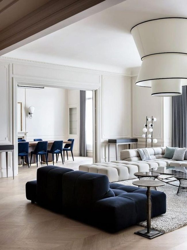 Light-Filled Space, Blue Accents