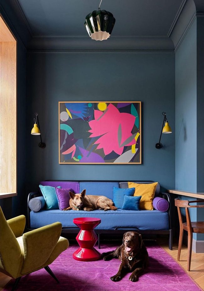 Deep Blue Walls, Rainbow Art Pop
