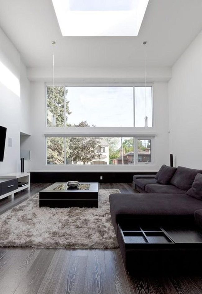 Black Sectional Meets Natural Light