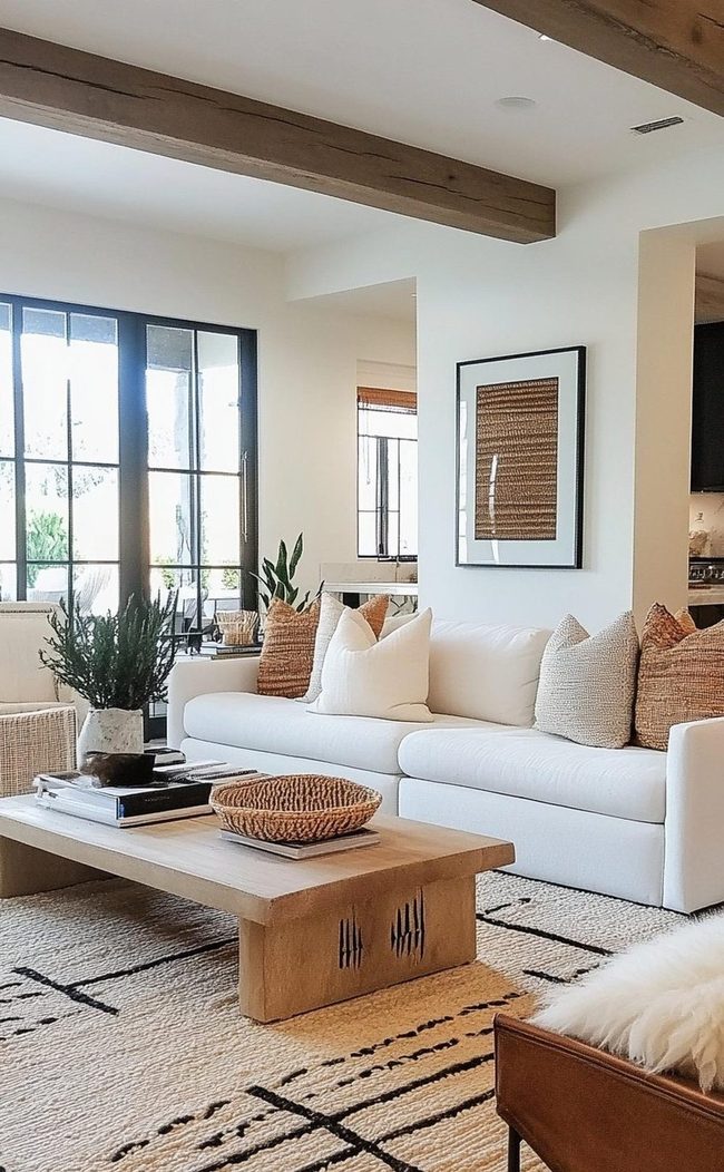 Neutral Tones Modern Interior Space