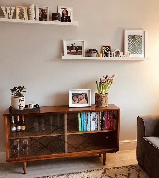 Compact Midcentury Book Storage