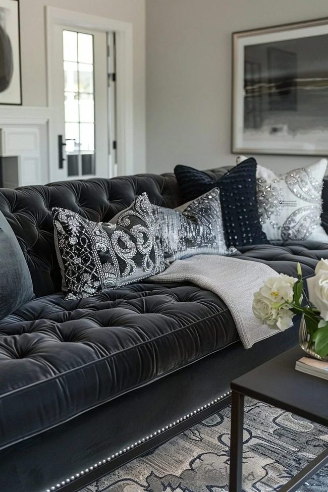 Deep Jewel Tones And Plush Comfort