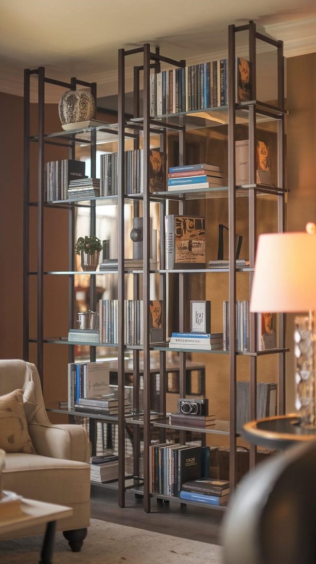 Open Shelving Displays Everything Visible