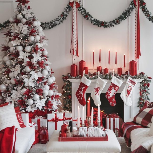 Red and White Christmas Simplicity