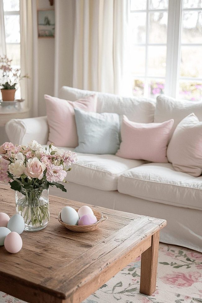 Blush Mint Eggs Pale Blue