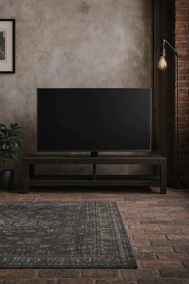Steel Frame Media Console