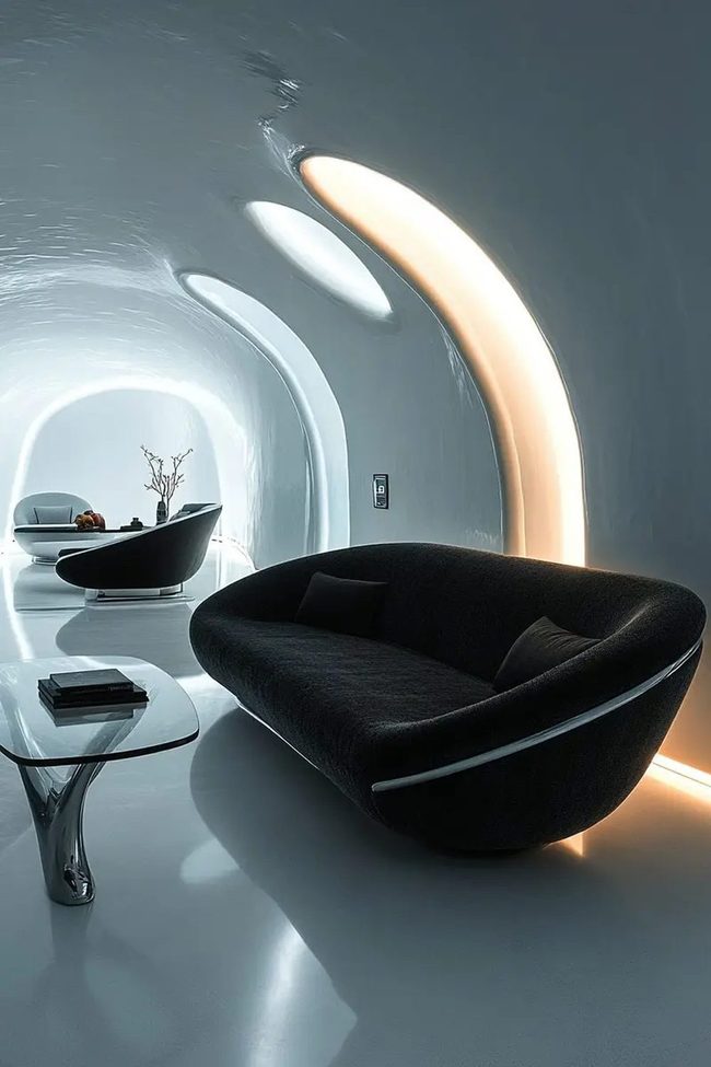 Led Light Reflective Chrome Future