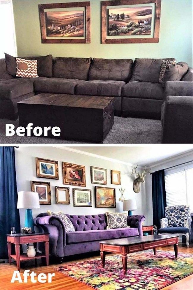 Colorful Walls Bold Unified Furniture