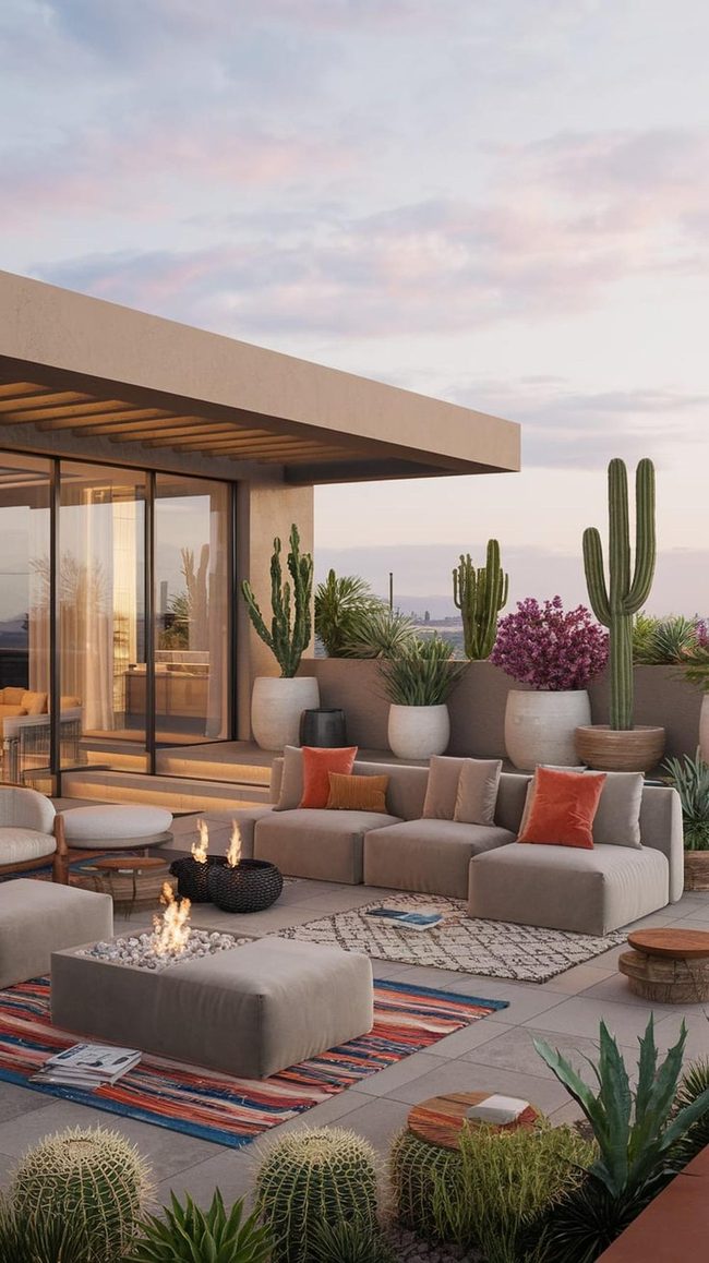 Rooftop Oasis With City Views