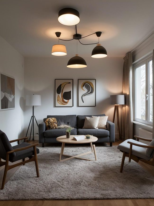 Three-Layer Lighting Design Lounge