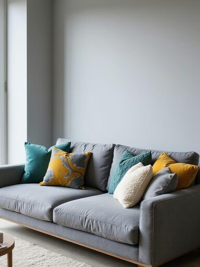 Patterned Pillows Layer Living Rooms