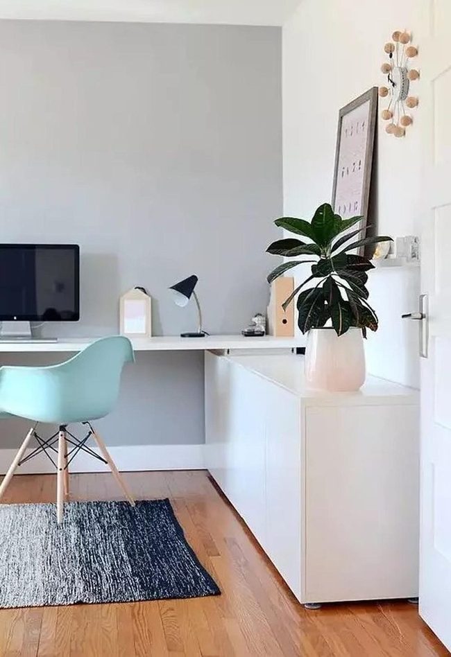 Pale Blue Chair Statement Piece