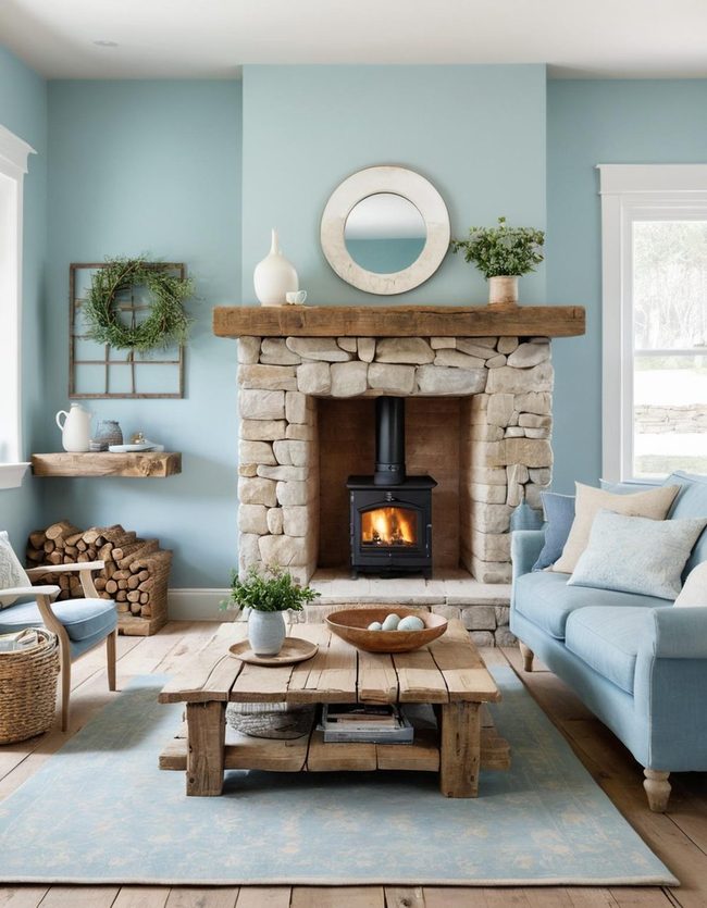 Blue Brick Teak Haven