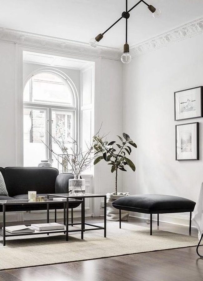 Black And White Living Contrast