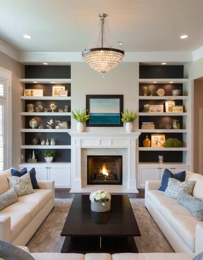 Cozy Fireplace Focal Point Living Rooms