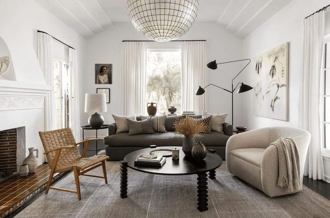 Coordinated Curtains Unified Living Space