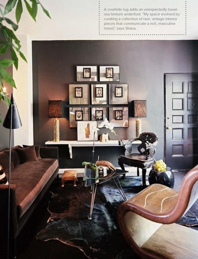 Dark Walls With Golden Light Balance